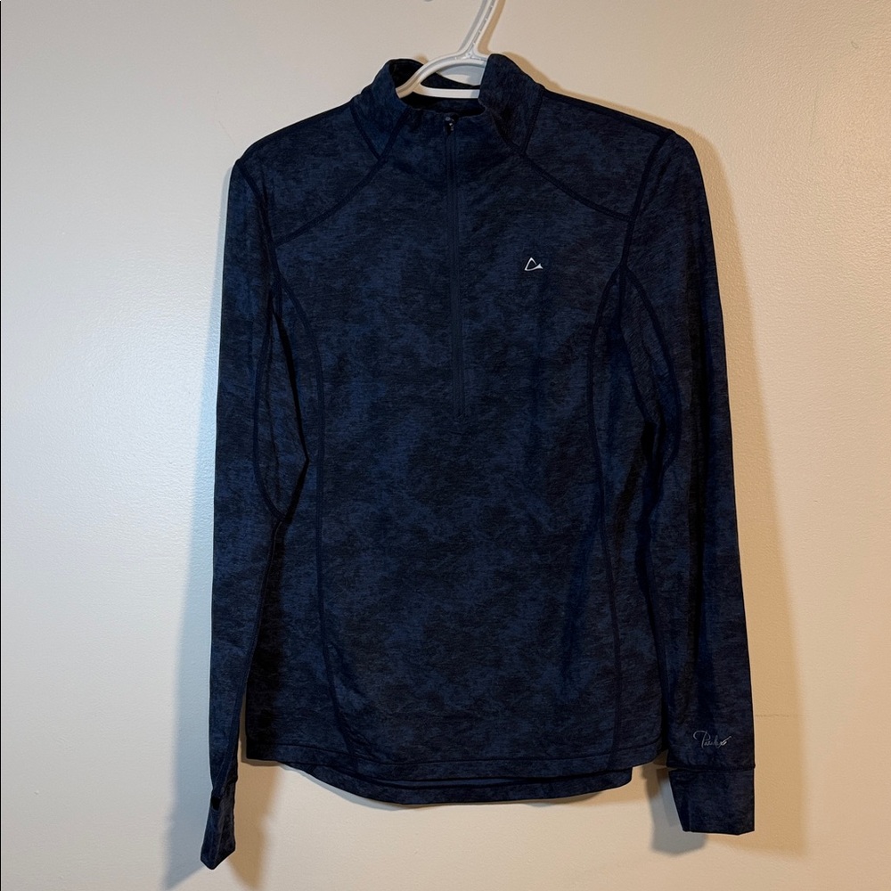 Navy Blue Quarter-Zip Pullover